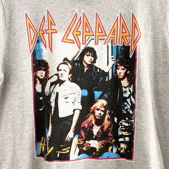 Junk Food | Gray Def Leppard Graphic Band Tee - Picture 3 of 8